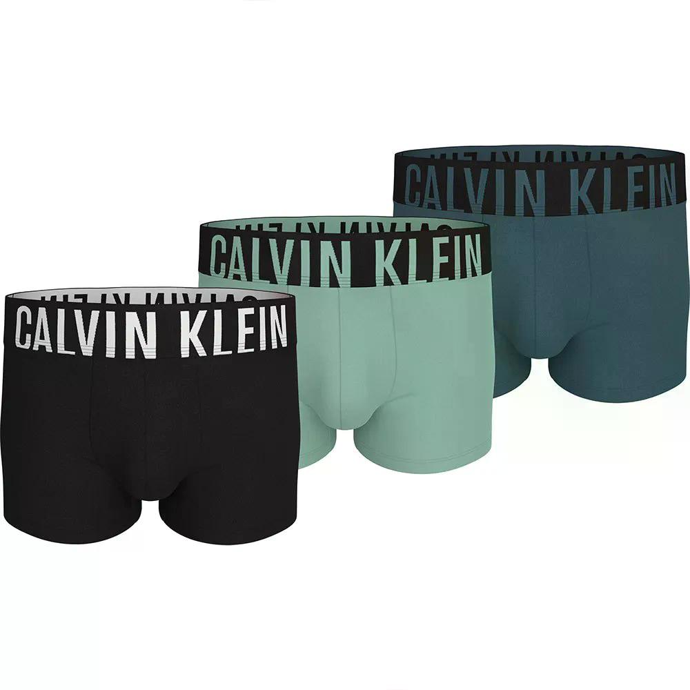 カルバン クライン 000NB3775A ボクサー 3枚セット （ Black/TickledGreen/Mediterranea ） CALVIN KLEIN 000NB3775A boxers 3 units t