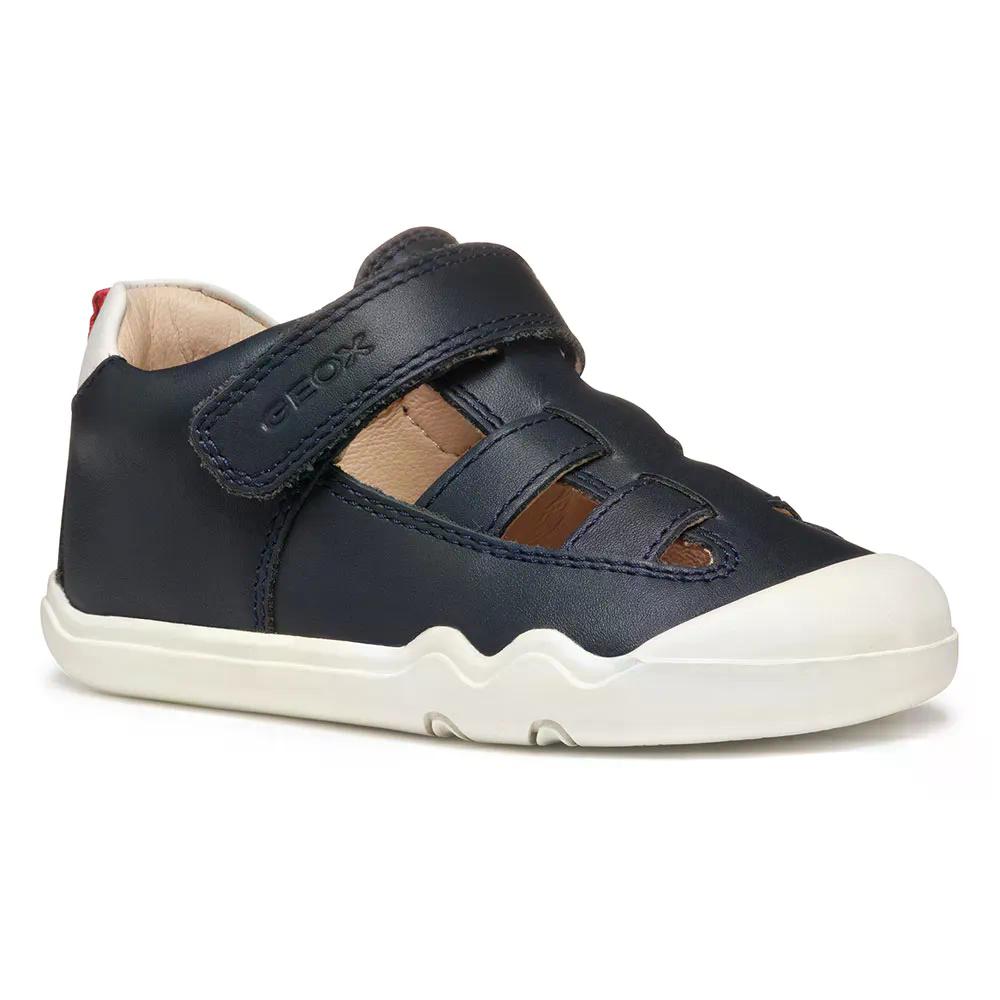 樂天商城 - ジェオックス ステッピーアップ A スニーカー ボーイズ （ Navy/White ） | GEOX Steppieup A sneakers Boys [t]