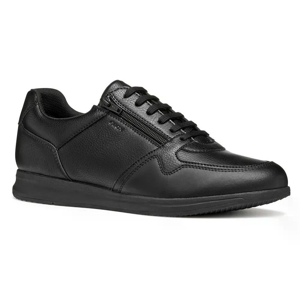 ジェオックス エイブリー レースレス スニーカー （ Black ） | GEOX Avery Laceless sneakers [t]