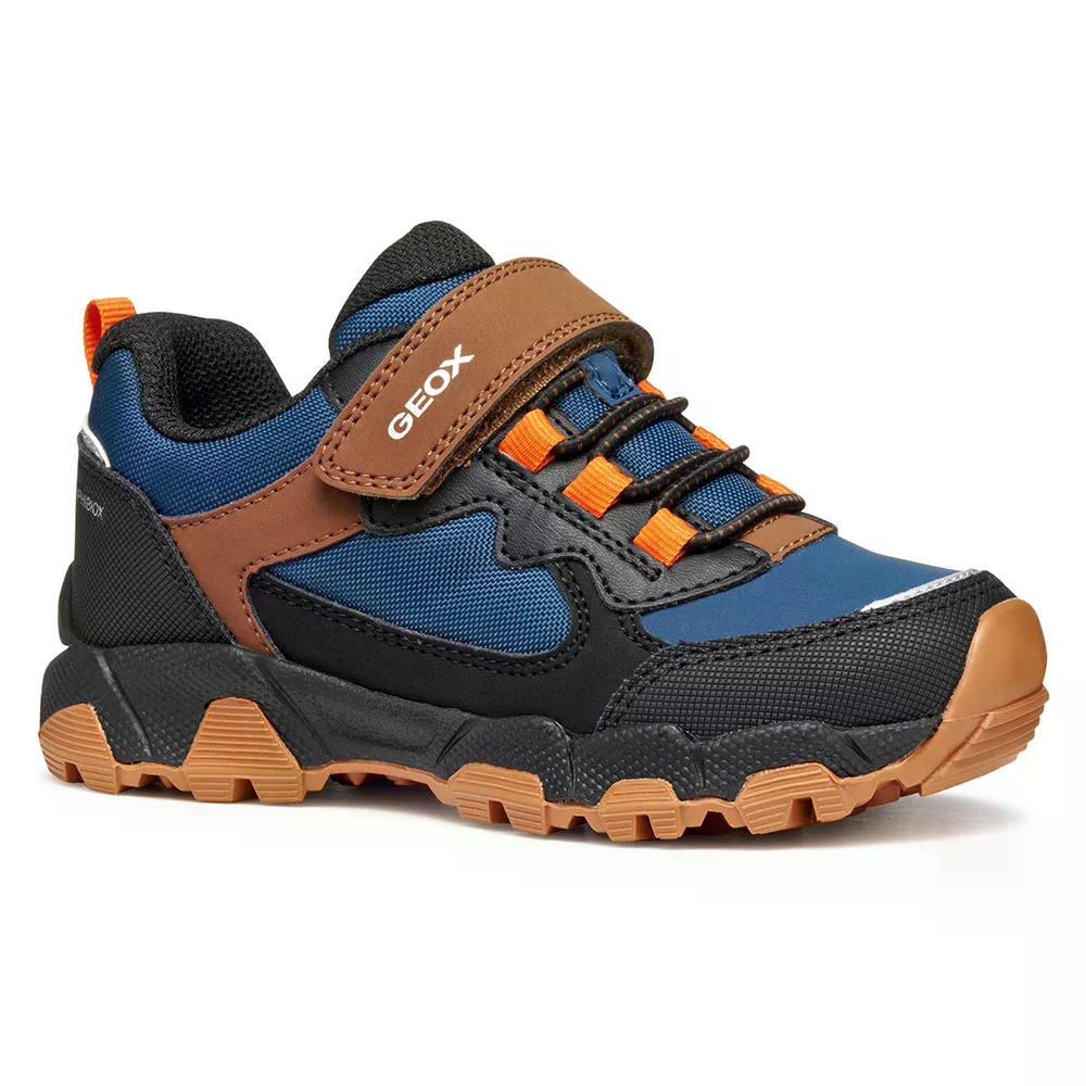 ジェオックス マグネター ABX レースレス スニーカー ボーイズ （ Military/Lime ） | GEOX Magnetar ABX Laceless sneakers Boys [t]