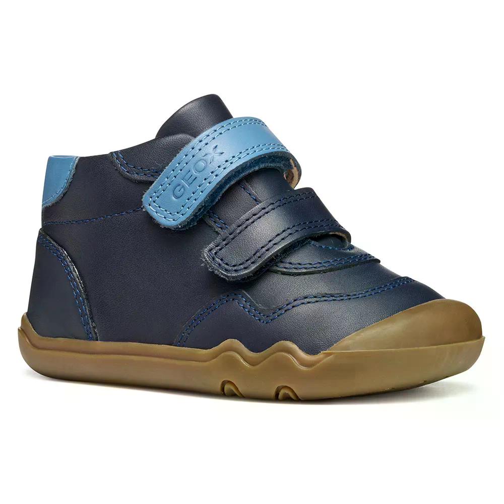 樂天商城 - ジェオックス ステッピーアップ レースレス スニーカー ガールズ （ Navy/Avio ） | GEOX Steppieup Laceless sneakers Girls [t]