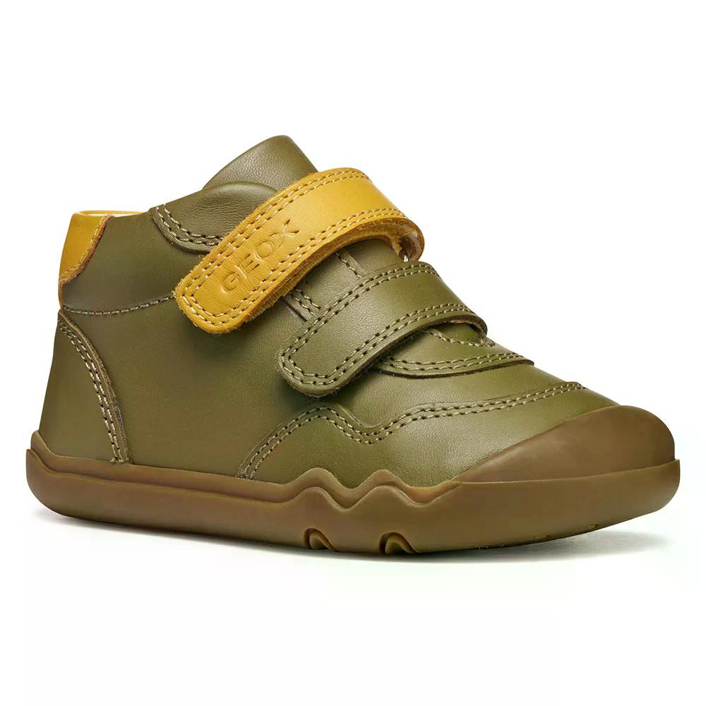 ジェオックス ステッピーアップ レースレス スニーカー ガールズ （ Pistachio/Ochreyello ） | GEOX Steppieup Laceless sneakers Girls [t]