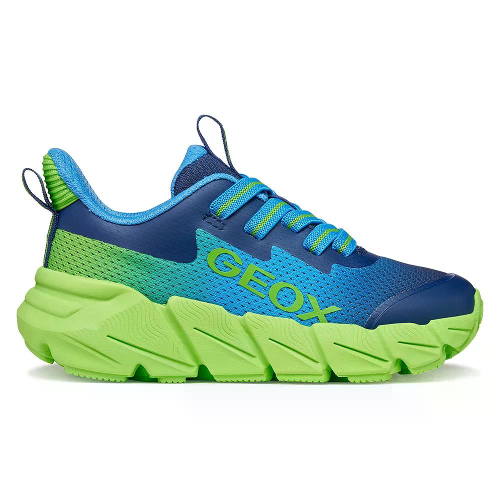 ジェオックス フレクシパー ファスト スニーカー ボーイズ （ LightBlue/Lime ） | GEOX Flexyper Fast sneakers Boys [t]