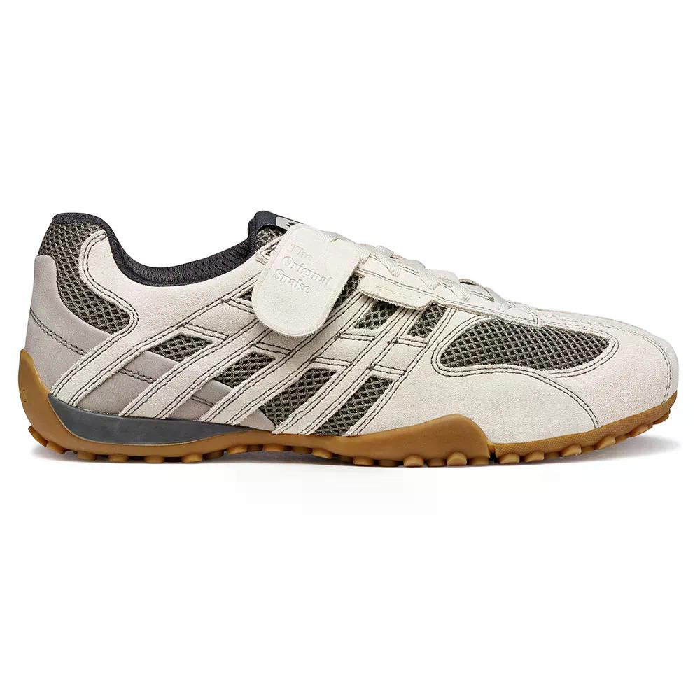 Rakuten - ジェオックス スネーク オリジナル A スニーカー （ LightSand/DarkGrey ） | GEOX Snake Original A sneakers [t]