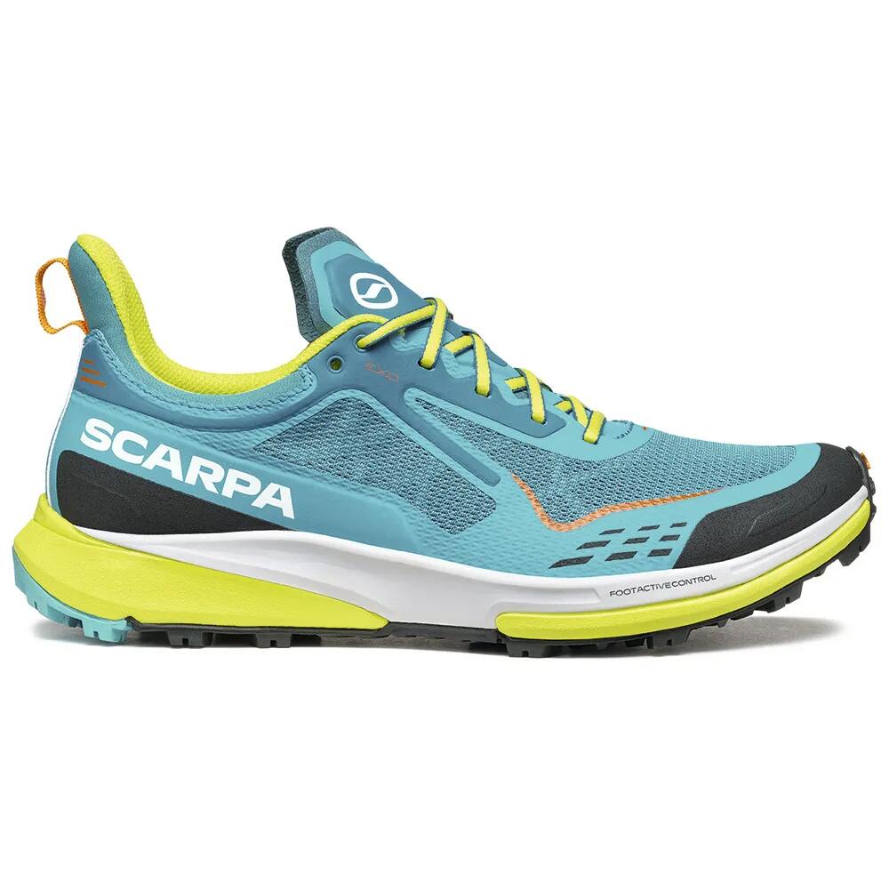 Scarpa - スカルパ ゴールデン ゲート キマ RT トレイル ランニング シューズ （ LakeBlue/Lime ） | SCARPA Golden Gate Kima RT Trail Running Shoes [t]