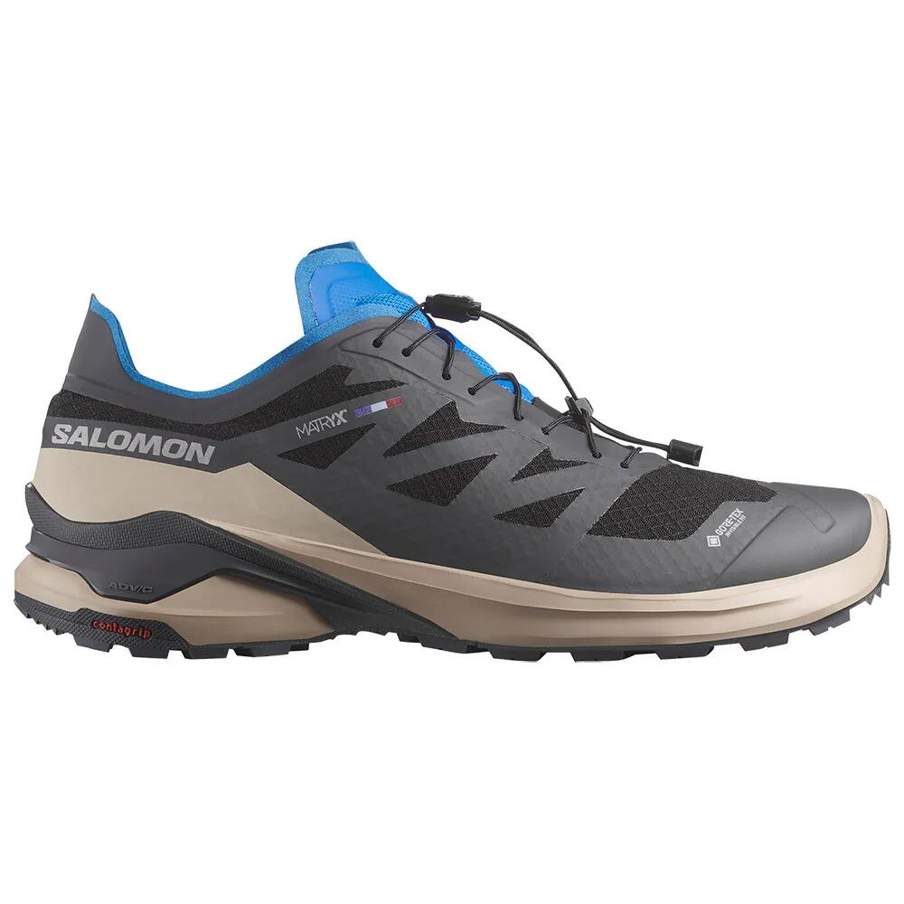 サロモン XA メタ ゴアテックス メイド イン フランス トレイル ランニング シューズ （ Black/OxfordTan/FrenchBlue ） | SALOMON