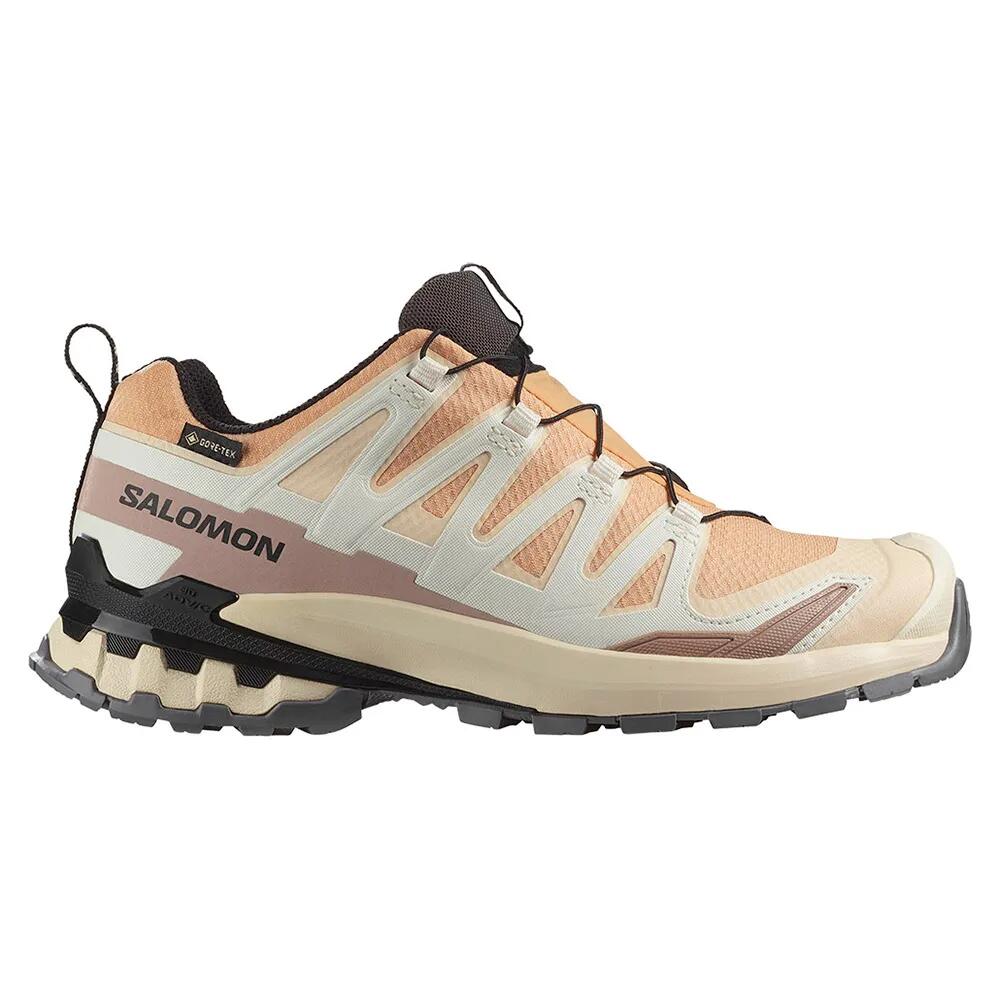 サロモン XA プロ 3D V9 ゴアテックス トレイル ランニング シューズ （ Hazelnut/TenderPeach/Black ） | SALOMON XA Pro 3D V9 gore-tex trail running shoes 