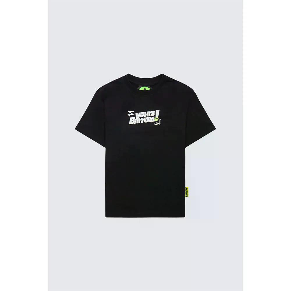 樂天商城 - バロー キッズ F4BKJUTH071 ショートスリーブ Tシャツ （ Black/Black ） | BARROW KIDS F4BKJUTH071 Short Sleeve T-Shirt [t]