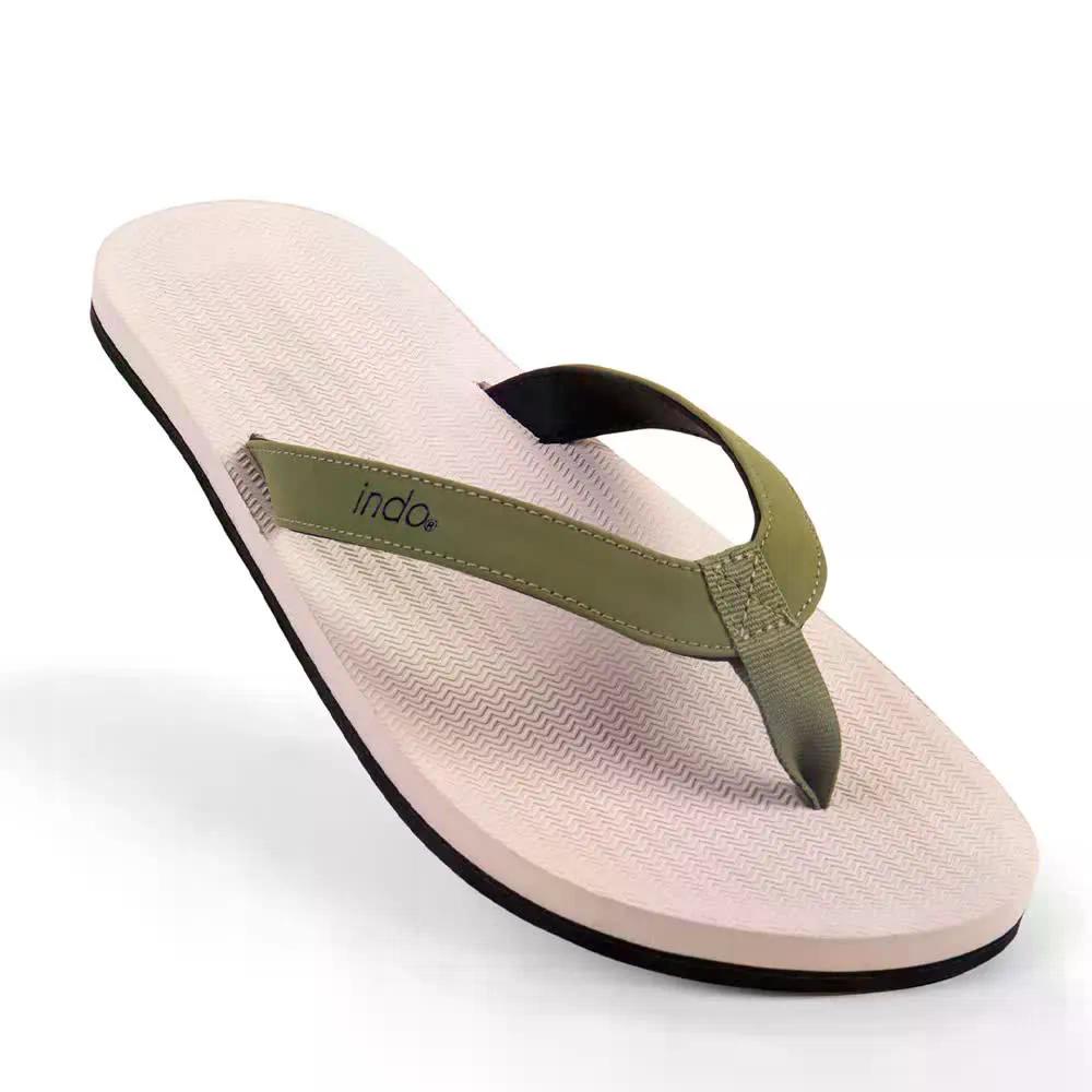 インドソール エッセンシャルズ フリップフロップ （ SeaSaltOlive ） | INDOSOLE Essentials Flip Flops 