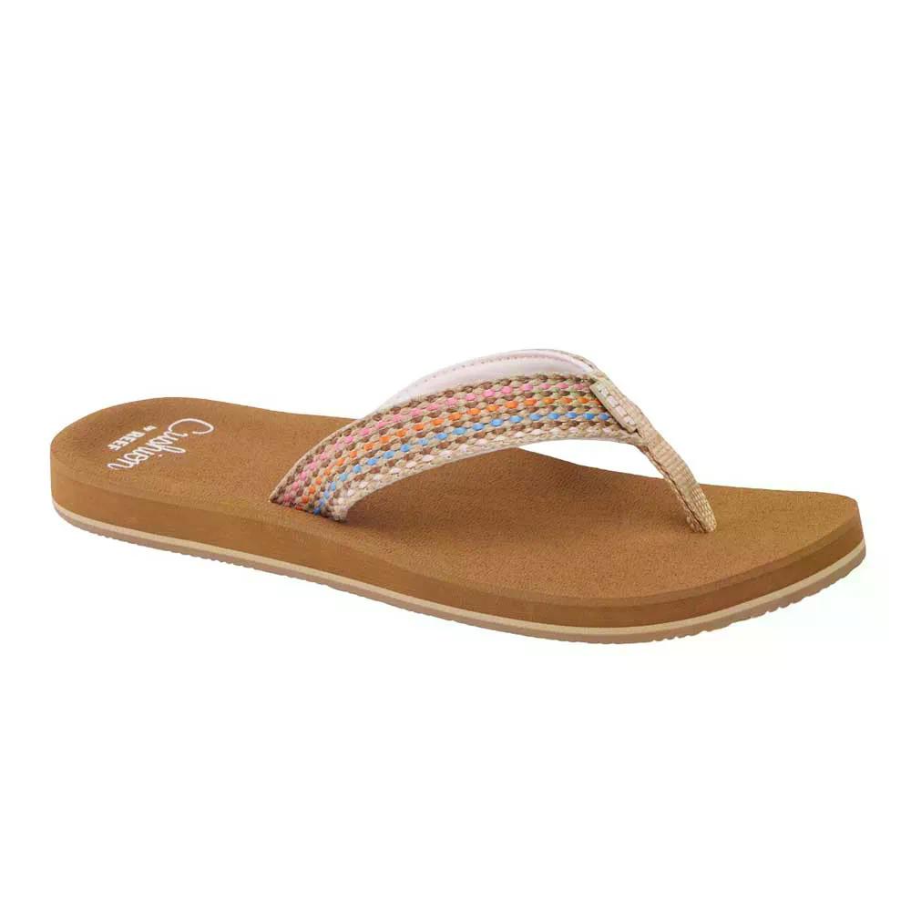 Rakuten - REEF Baja Elana ビーチサンダル （ Brown/Pink ） [t]