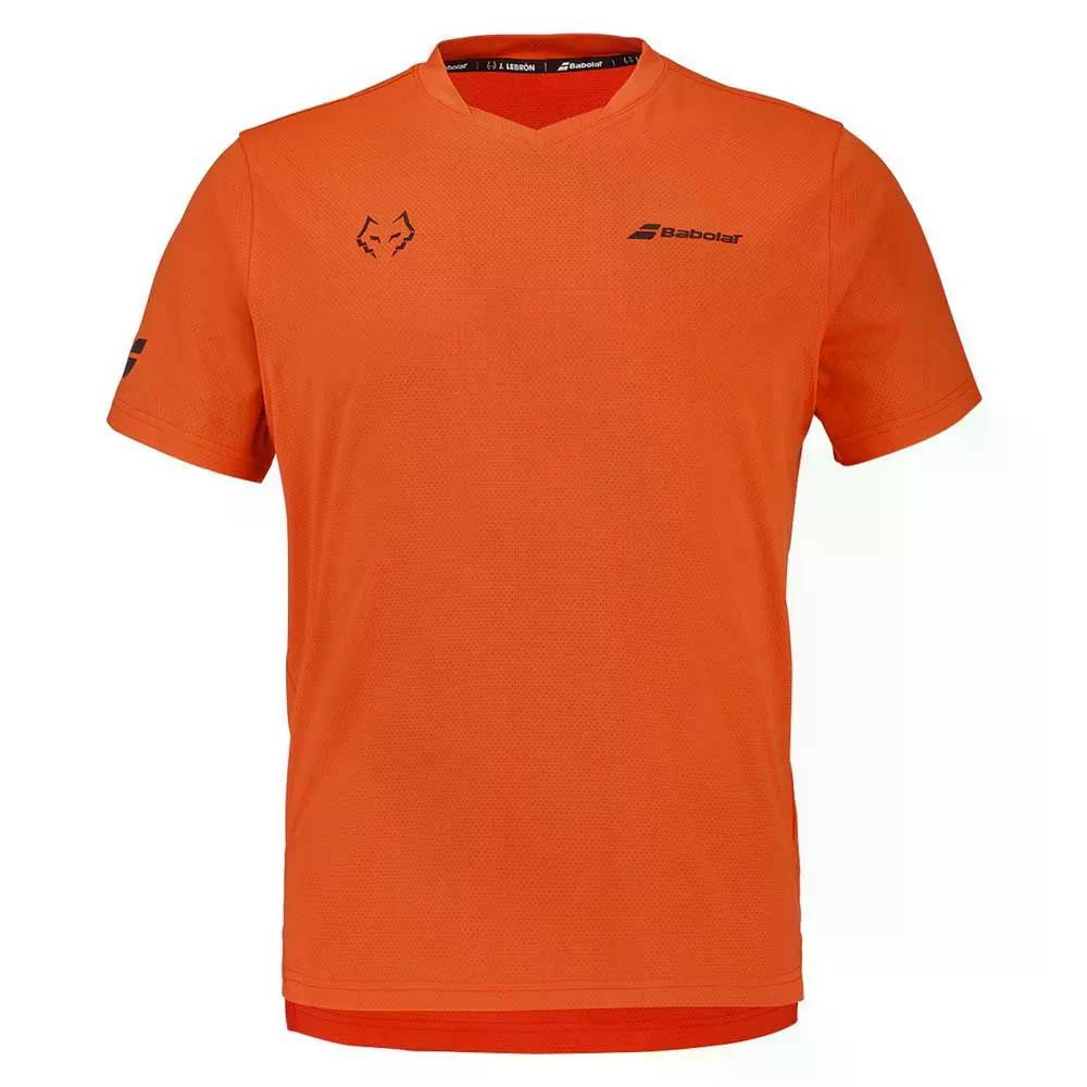 Rakuten - Babolat Crew neck lebron 半袖Tシャツ （ RedOrange ） [t]