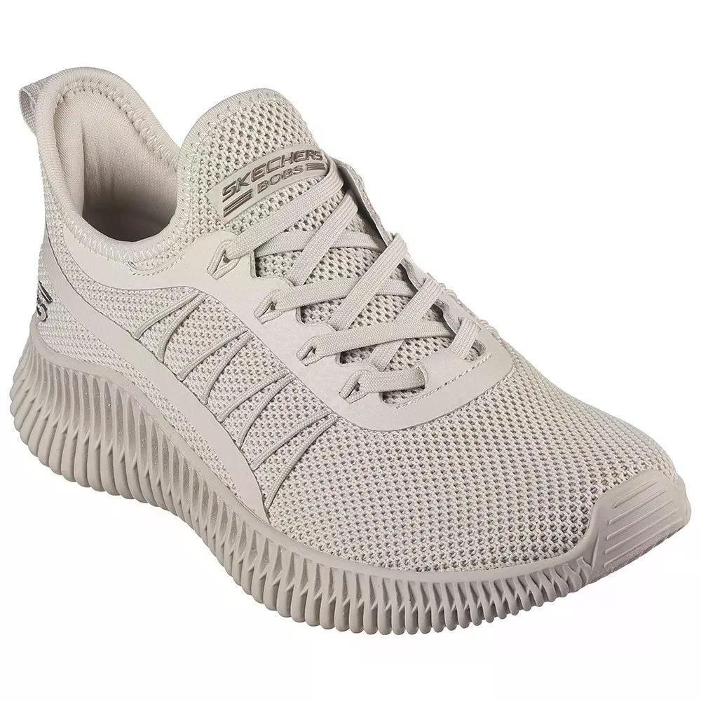 スケッチャーズ BOBS ジオ スニーカー ウーマン （ TaupeKnit/SyntheticTrim ） | SKECHERS BOBS Geo Sneakers woman 