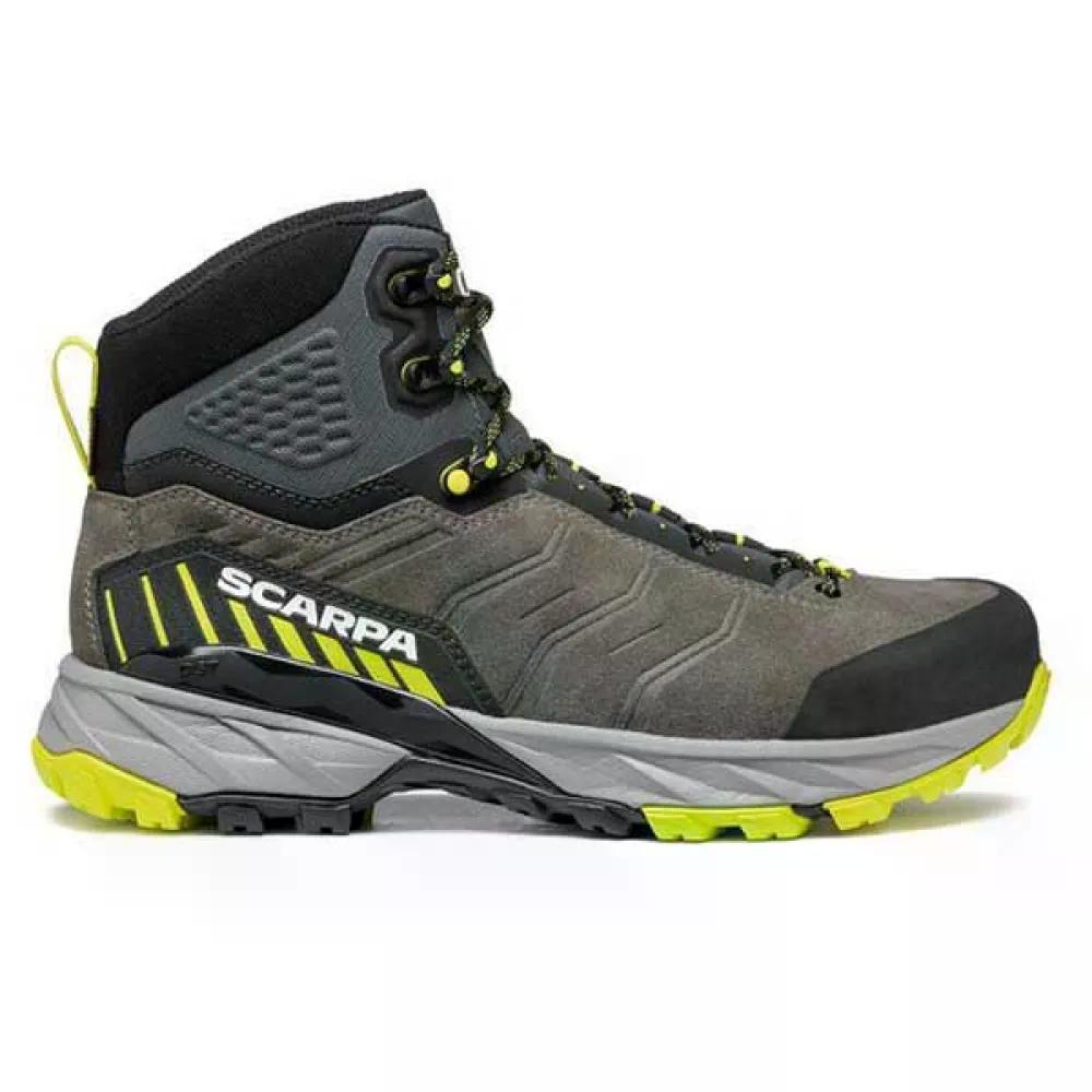 Scarpa - スカルパ ラッシュ TRK GTX ハイキング ブーツ （ Titanium/Lime ） | SCARPA Rush TRK GTX Hiking Boots [t]
