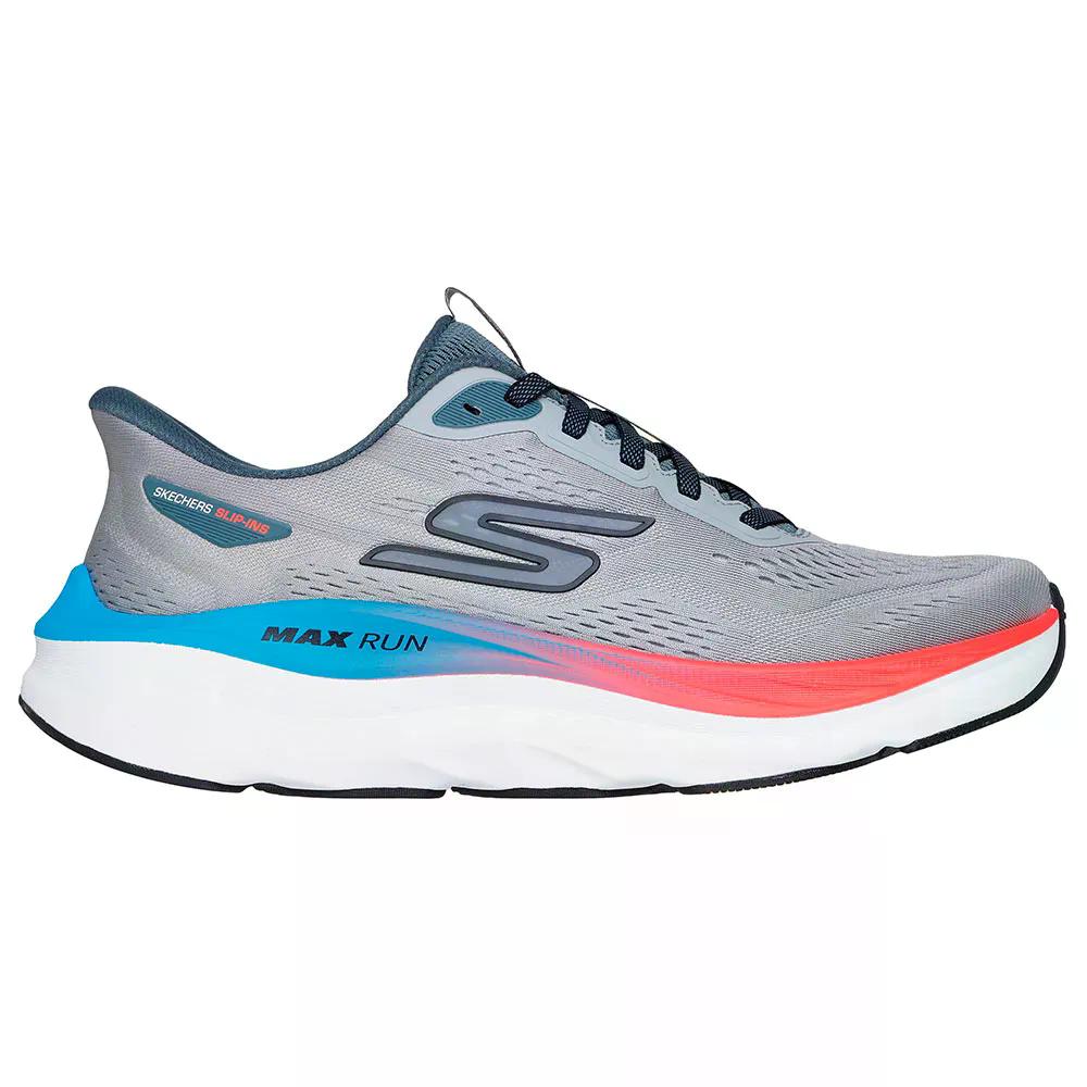 樂天商城 - スケッチャーズ マックス ラン ランニング シューズ （ GrayMultiTextile ） | SKECHERS Max Run Running Shoes [t]