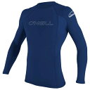 ラッシュガード - O'NEILL WETSUITS Basic Skins Rashguard Long Sleeve Rash Guard ( Navy )...