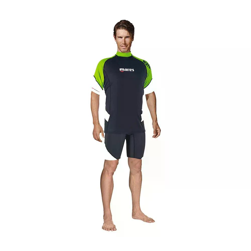 Rakuten - MARES Rash Guard Loose Fit 半袖ラッシュガード （ Lime ） [t]