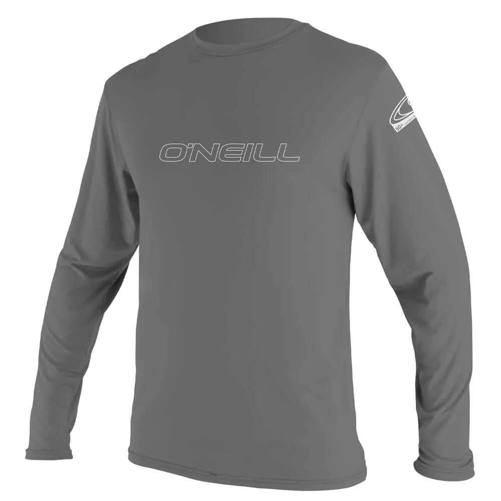 樂天商城 - ラッシュガード - O'NEILL WETSUITS Basic Skins Long Sleeve Rash Guard （ Graphite ） [t]