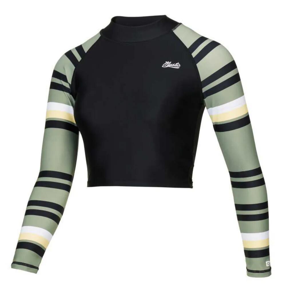 ラッシュガード - MYSTIC Jayde Crop Vest Long Sleeve Rash Guard （ Olive Green ） [t]