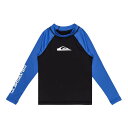 ラッシュガード - QUIKSILVER Everyday Upf50 Long Sleeve Rash Guard ( Black / Nebulas Blu...
