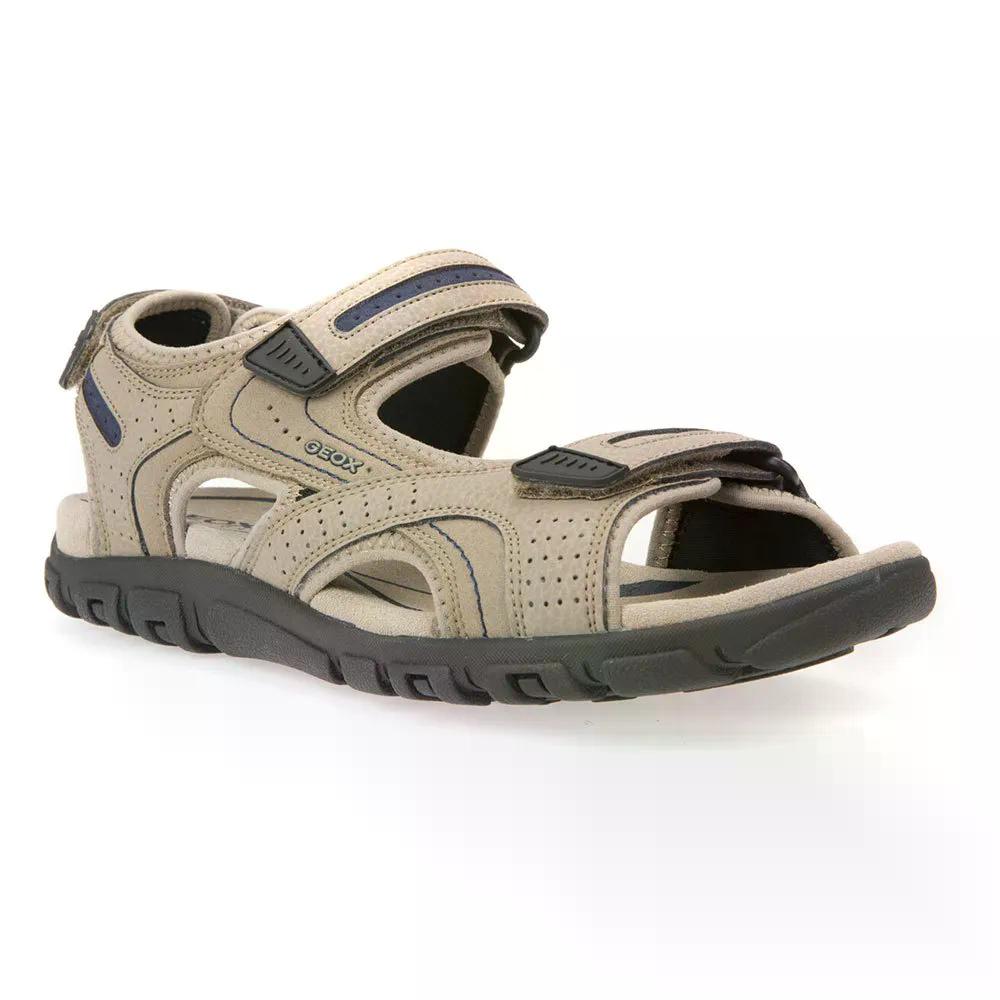 樂天商城 - ジェオックス ウオモ ストラーダ サンダル （ Sand/Navy ） | GEOX Uomo Strada sandals [t]