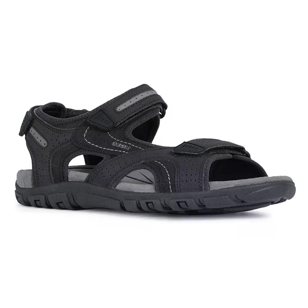 樂天商城 - ジェオックス ウオモ ストラーダ サンダル （ Black/Stone ） | GEOX Uomo Strada sandals [t]
