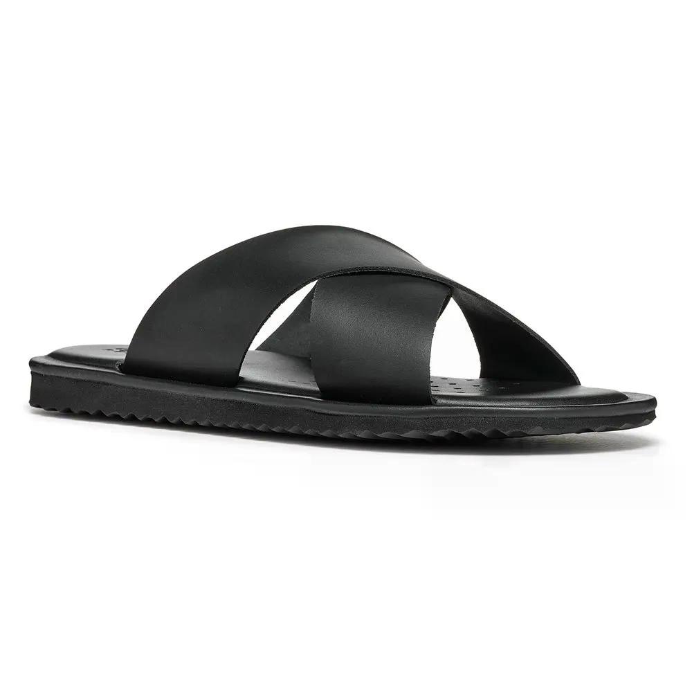 樂天商城 - ジェオックス U36GUB00043 エリチェ サンダル （ Black ） | GEOX U36GUB00043 Erice sandals [t]