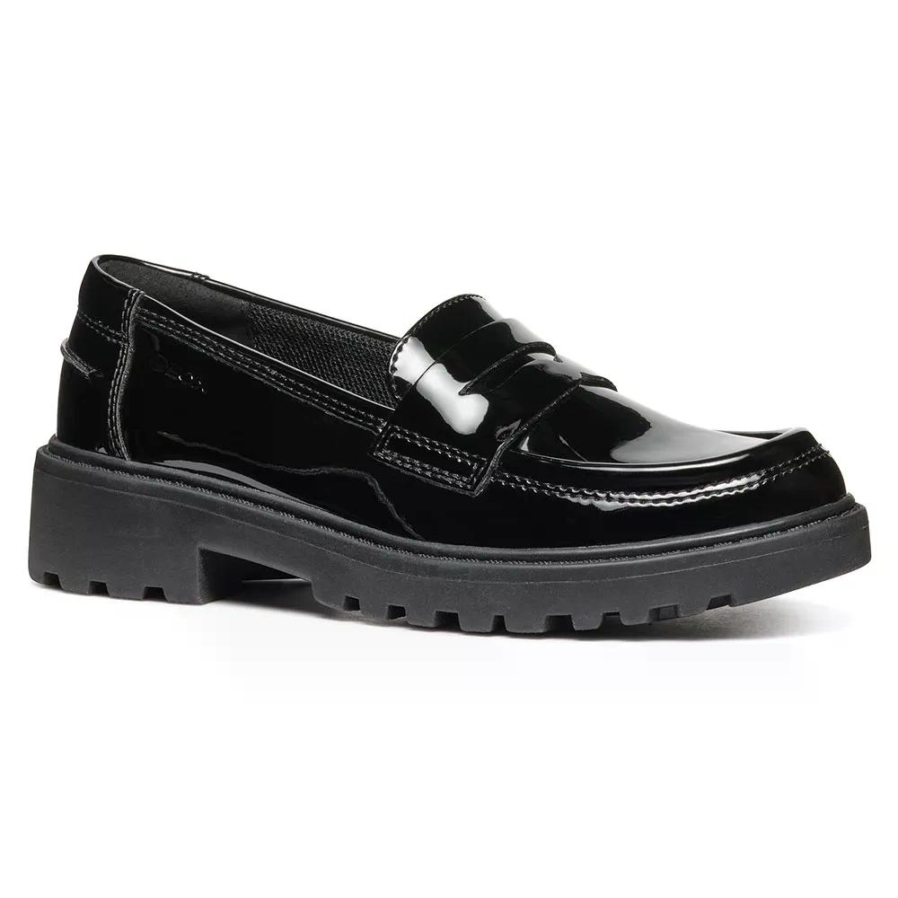樂天商城 - ジェオックス ケイシー ローファー ガールズ （ Black ） | GEOX Casey loafers Girls [t]