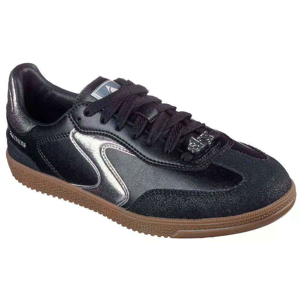 樂天商城 - スケッチャーズ ホットショット クール グロウ スニーカー レディース （ BlackDuraleather/SilverTrim ） | SKECHERS Hotshot Cool Glow Sneakers Woman [t]