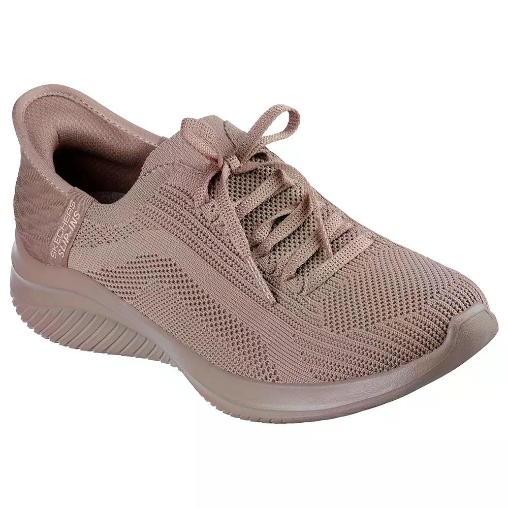 スケッチャーズ ウルトラ フレックス 3.0 ピュア カラー スニーカー レディース （ DarkTaupeKnit/Trim ） | SKECHERS Ultra Flex 3.0 Pure Color Sneakers Woman [t]