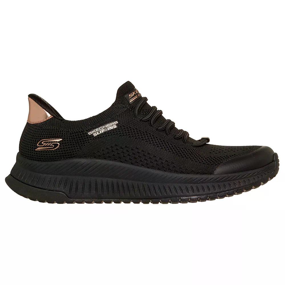 スケッチャーズ ボブス スクワッド 4 スニーカー レディース （ BlackEngineeredKnit ） | SKECHERS BOBS Squad 4 Sneakers Woman [t]
