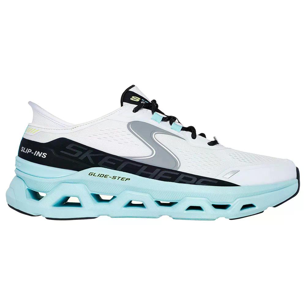 スケッチャーズ グライド ステップ アルタス スニーカー （ WhiteHotmelt/Mesh/BlueTrim ） | SKECHERS Glide Step Altus Sneakers 