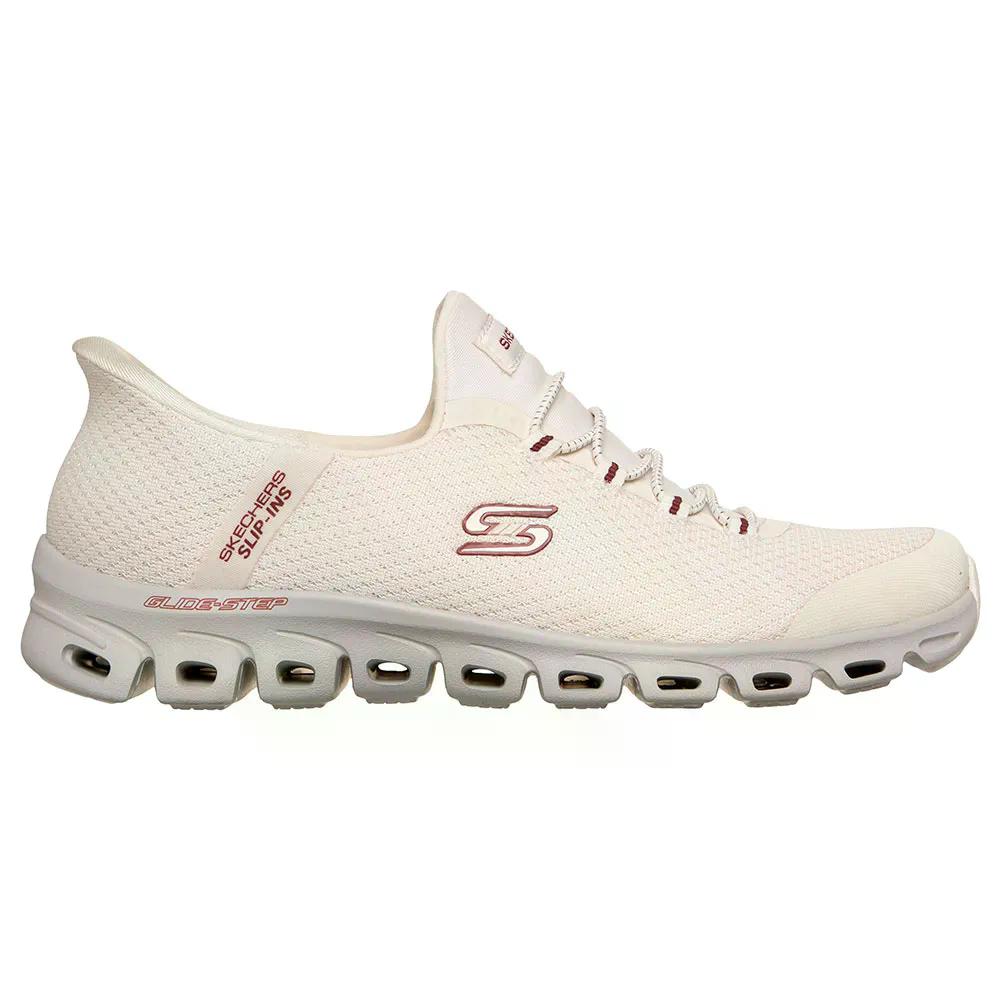 樂天商城 - スケッチャーズ グライド ステップ ヴァイビー スニーカー レディース （ OffWhiteMesh ） | SKECHERS Glide Step Vibey Sneakers Woman [t]