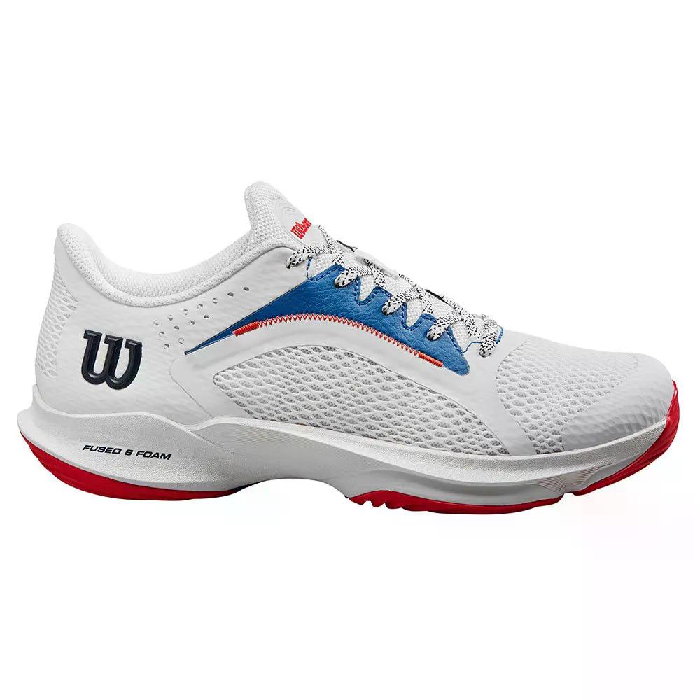 Rakuten - ウィルソン フラカン 2.0 パデル シューズ ウーマン （ White/DejaVuBlue/WilsonRed ） | WILSON Hurakn 2.0 Padel Shoes woman [t]