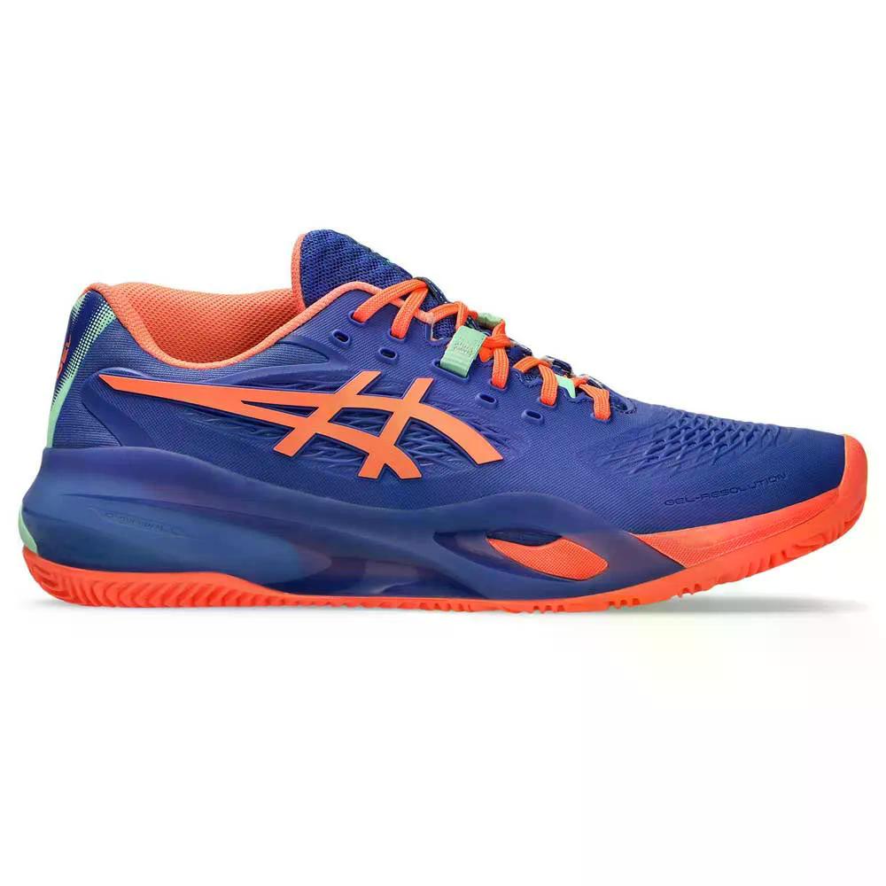 アシックス ゲルレゾリューション X パデル シューズ （ DarkCobalt/VividCoral ） | ASICS Gel-Resolution X Padel Shoes 