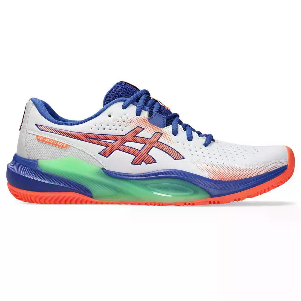 アシックス ゲルチャレンジャー 15 パデル シューズ （ White/VividCoral ） | ASICS Gel-Challenger 15 Padel Shoes 
