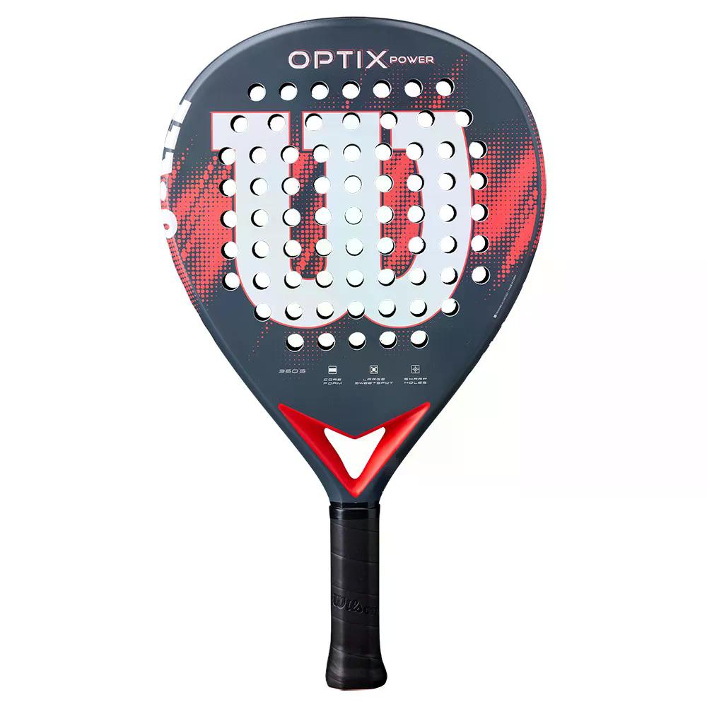 Rakuten - ウィルソン オプティックス V2 パワー パデル ラケット （ Red ） | WILSON Optix V2 Power Padel Racket [t]