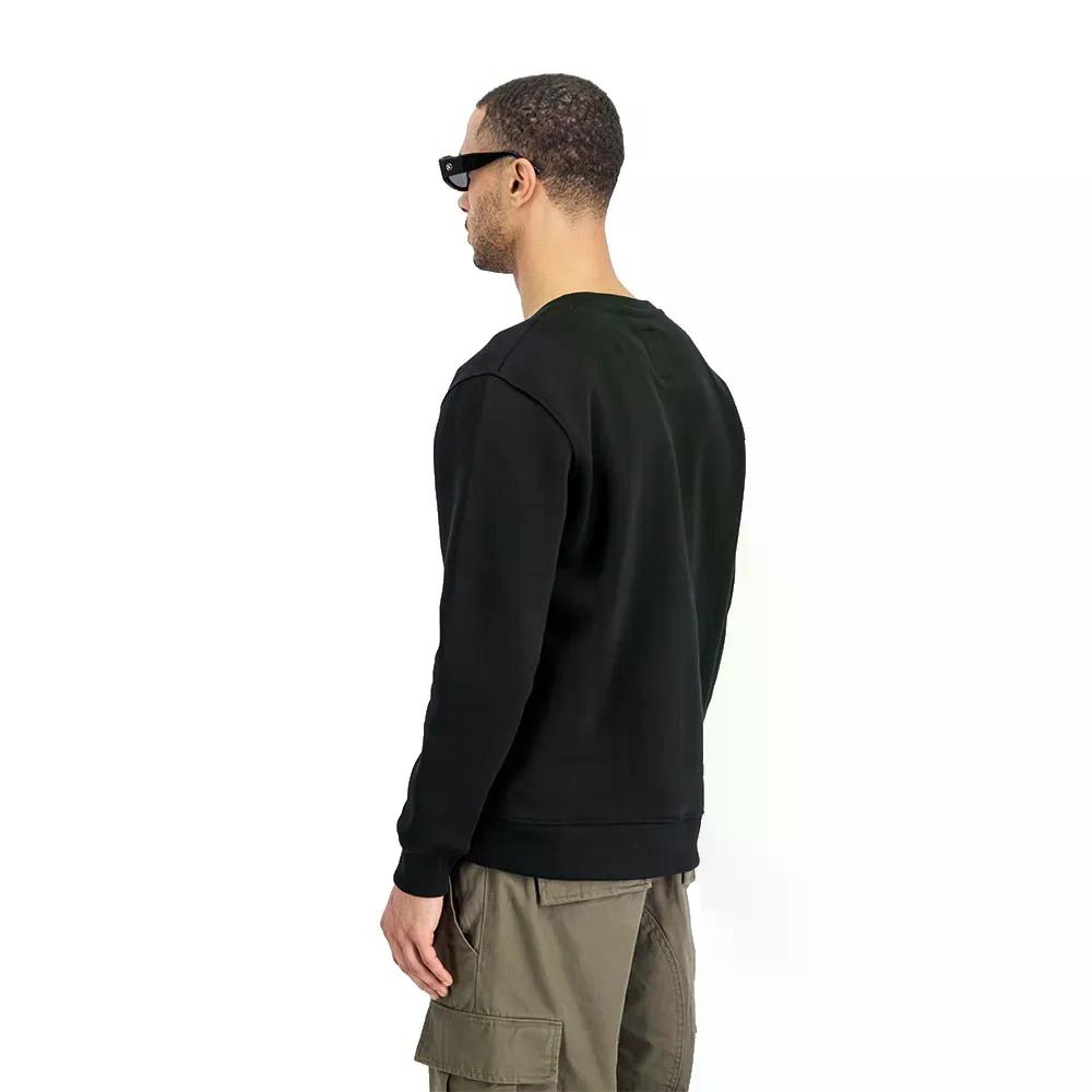 アルファ インダストリーズ ベーシック スウェットシャツ （ Black ） | ALPHA IND...