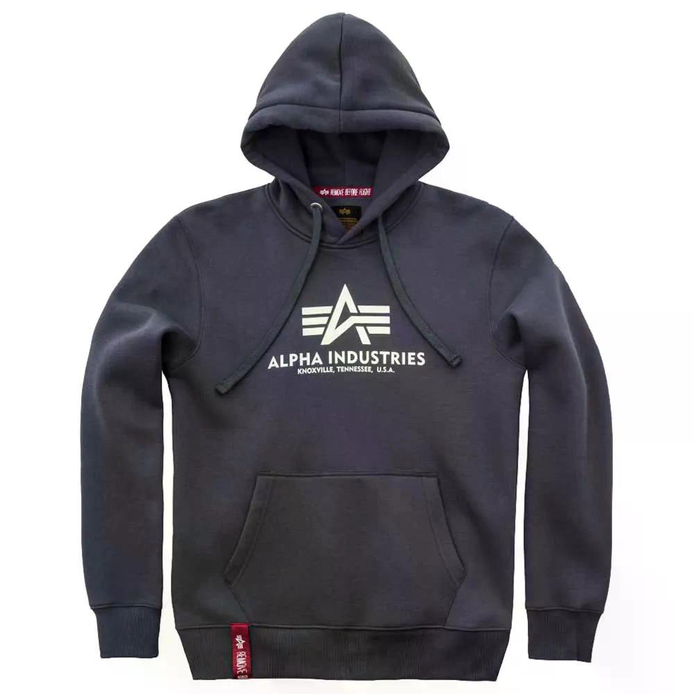 樂天商城 - アルファ インダストリーズ ベーシック フーディー （ Greyblack ） | ALPHA INDUSTRIES Basic hoodie [t]