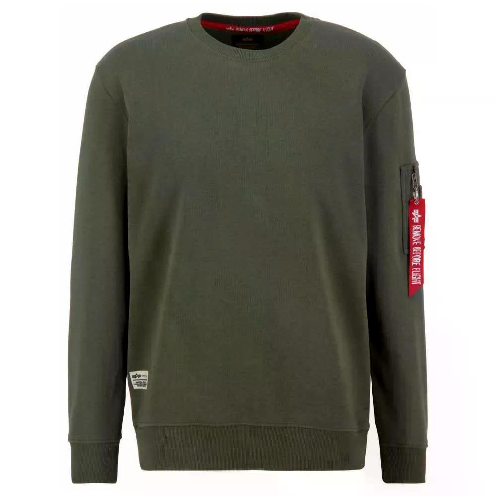 アルファ インダストリーズ USN ブラッド チット スウェットシャツ （ DarkOlive ） ALPHA INDUSTRIES Usn Blood Chit sweatshirt t