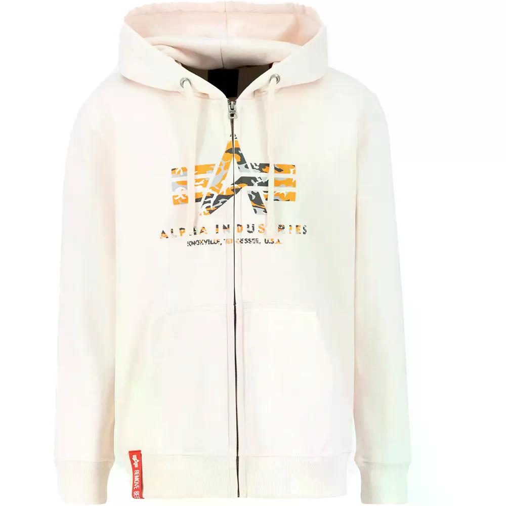 樂天商城 - アルファ インダストリーズ ベーシック フルジップ スウェットシャツ （ JetStreamWhite ） | ALPHA INDUSTRIES Basic full zip sweatshirt [t]