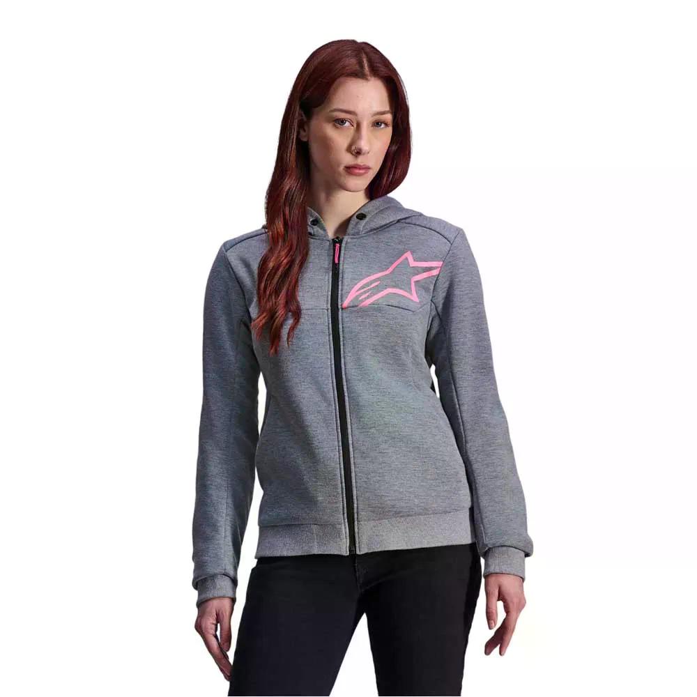 アルパインスターズ ステラ クローム V2 スポーツ フルジップ スウェットシャツ ウーマン （ GreyHeath..
