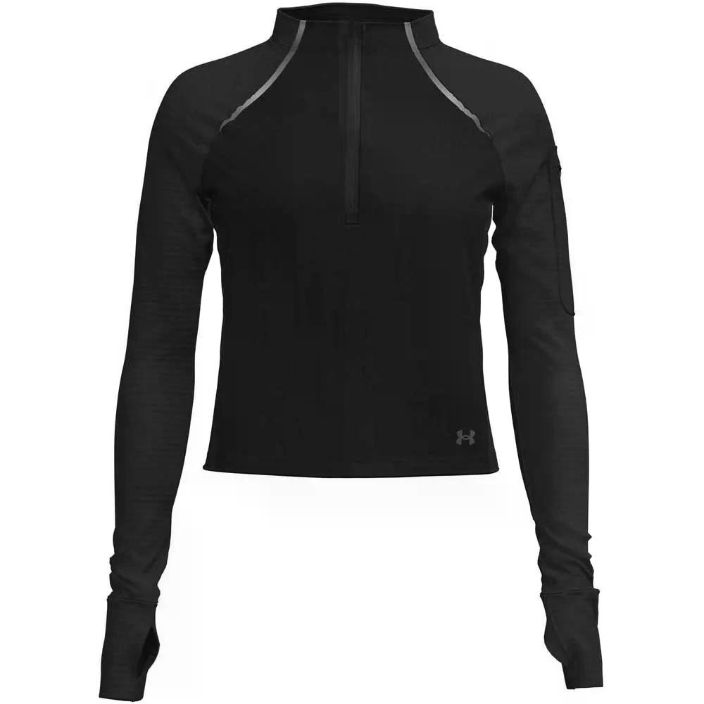 樂天商城 - アンダーアーマー ベロシティ プロ CW ハーフジップ スウェットシャツ （ Black/Reflective ） | UNDER ARMOUR Velociti Pro CW half zip sweatshirt [t]