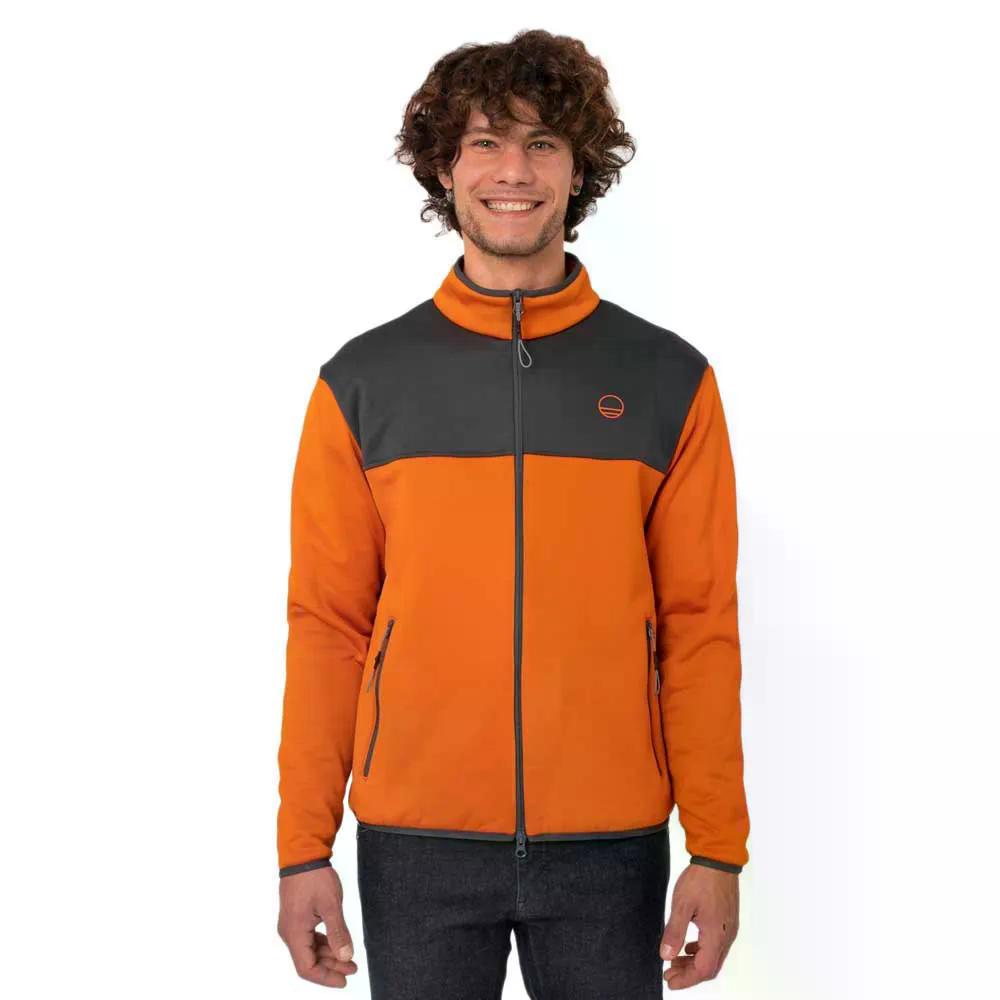 ワイルドカントリー スタミナ フルジップ スウェットシャツ （ Sandstone/Onyx ） | WILDCOUNTRY Stamina full zip sweatshirt 