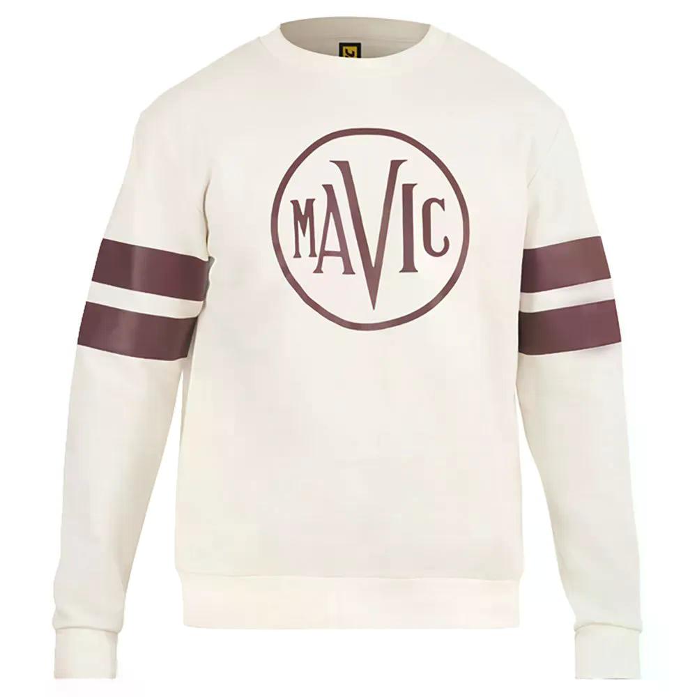 樂天商城 - マヴィック ヘリテージ ロゴ スウェットシャツ （ Off-White/Aubergine ） | MAVIC Heritage Logo sweatshirt [t]