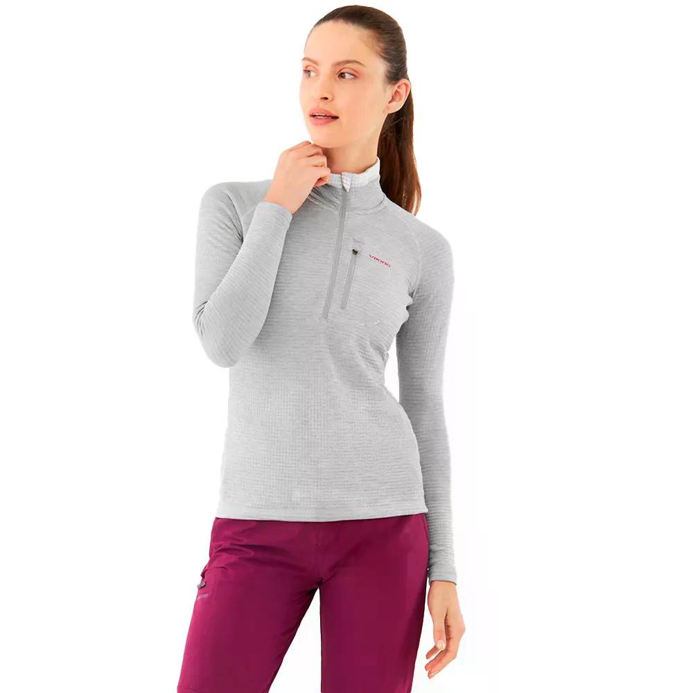 バイキング アドモント ハーフジップ スウェットシャツ レディース （ GreyMelange ） | VIKING Admont half zip sweatshirt Woman [t]