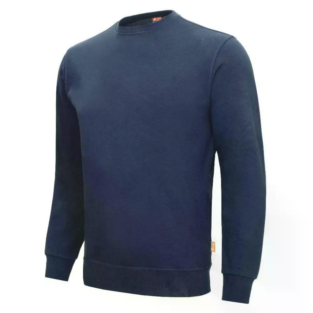 樂天商城 - ニトラス セーフティー モーション テックス ライト スウェットシャツ （ NavyBlue ） | NITRAS SAFETY Motion Tex Light sweatshirt [t]