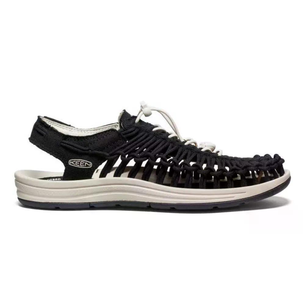 樂天商城 - KEEN Uneek Canvas サンダル （ Black/Birch ） [t]