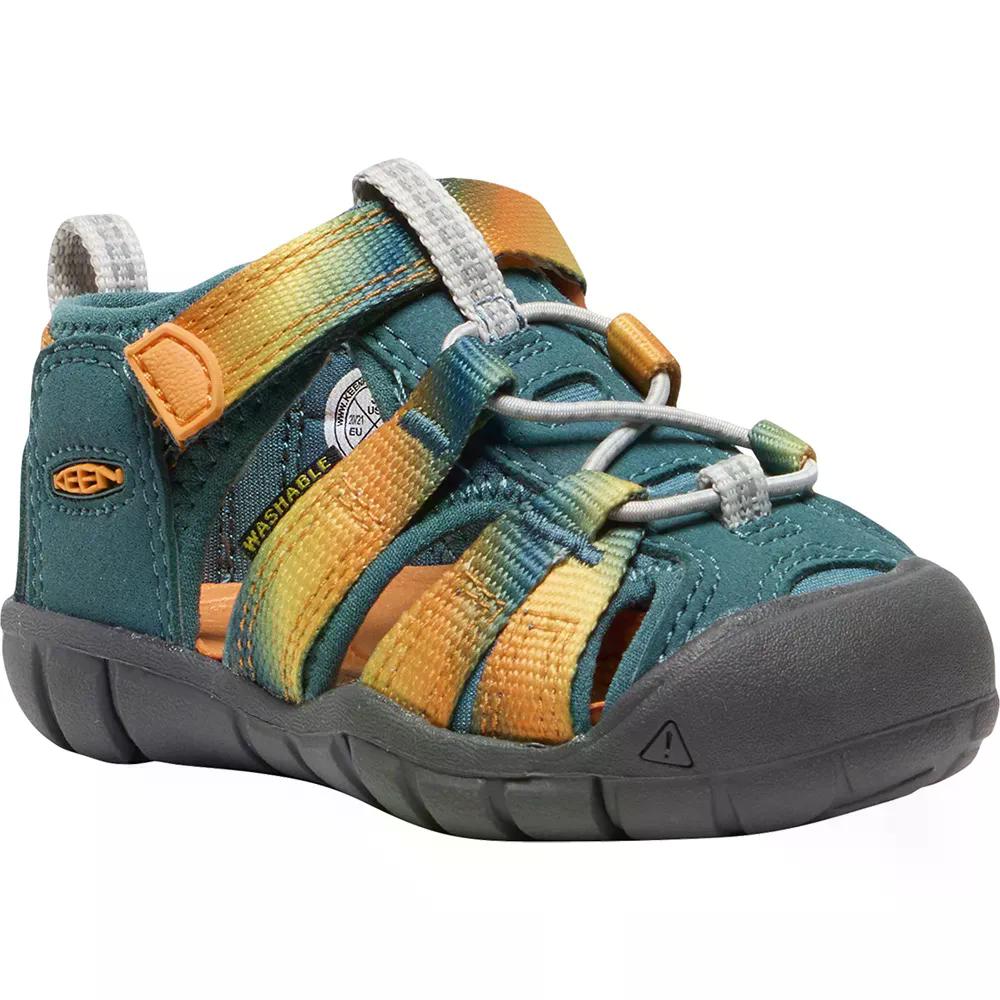 樂天商城 - キーン シーキャンプ II CNX キッズ ハイキングブーツ （ OmbreMediterranea ） | KEEN Seacamp II CNX Kids Hiking Boots [t]
