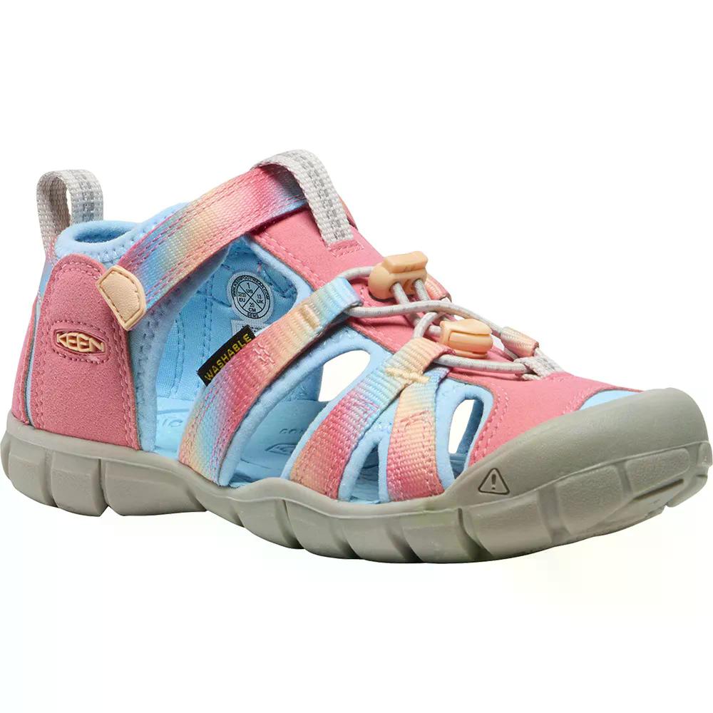 樂天商城 - キーン シーキャンプ II CNX キッズ ユース ハイキングブーツ （ OmbrePinkLemonade ） | KEEN Seacamp II CNX Kids Youth Hiking Boots [t]
