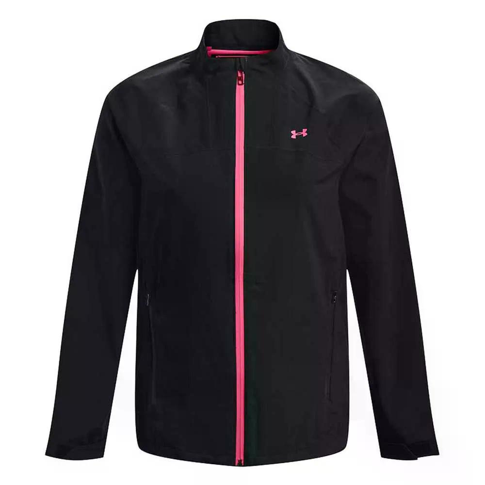 樂天商城 - アンダーアーマー ゴルフ ストームプルーフ 2.0 ウインドブレーカー （ Black/PinkPunk ） | UNDER ARMOUR GOLF Stormproof 2.0 windbreaker [t]